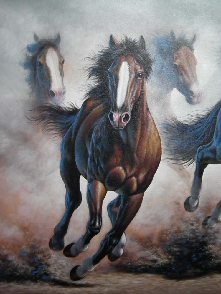 Lukisan Kuda  Uus Kusmana Paintings